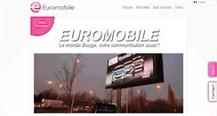 Desktop Screenshot of euromobile.be